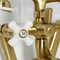 Kingston Brass Tub Wall Mount Clawfoot Tub Faucet with Hand Shower, Brushed Brass KS229PXSB - alternate 3